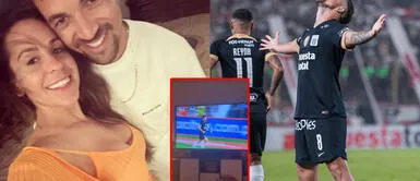 Esposa de Gabriel Costa se conmueve hasta las lágrimas durante celebración del gol de Alianza a la 'U' Esposa de Gabriel Costa se conmueve hasta las lágrimas durante celebración del gol de Alianza a la 'U'