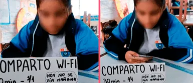 Escolar peruana emprende en su aula alquilando wi-fi a sus compañeros Escolar peruana emprende en su aula alquilando wi-fi a sus compañeros: "Mente de tiburón"