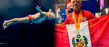 Jorge Zegarra es el flamante campeón mundial de clavados máster Peruano es campeón mundial en clavados, pero solo lo auspicia una empresa de papel higiénico