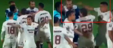 Álex Valera y Hernán Barcos discutieron en el Alianza Lima vs. Universitario Álex Valera y Hernán Barcos discutieron en el Alianza Lima vs. Universitario