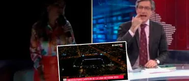 Ethel Pozo es troleada EN VIVO y le apagan las luces al mismo estilo de Matute Ethel Pozo celebra título de Universitario y le apagan las luces: "Federico Salazar está boicoteando"