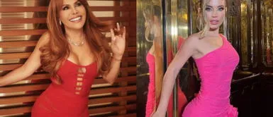 Magaly Medina provoca ola de suspiros con atrevido vestido de flecos idéntico al de Flavia Laos. Magaly Medina causa revuelo con atrevido vestido 'naked' de flecos idéntico al de Flavia Laos
