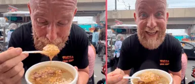 Extranjero llega a Gamarra para probar Tocosh y elogia postre peruano: "Es saludable" Extranjero llega a Gamarra para probar Tocosh y elogia postre peruano: "Es saludable"