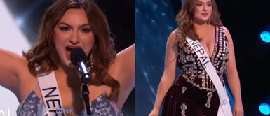 Preliminares del Miss Universo: Miss Nepal es Preliminares del Miss Universo: Miss Nepal es ovacionada por su desfile en traje de baño