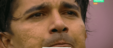 Marcelo Martins se emociona en pleno duelo. Marcelo Martins se emociona en pleno duelo.