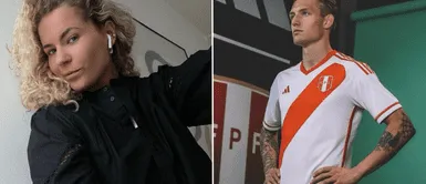 Isabella enterneció con mensaje a la Bicolor. Novia de Oliver Sonne alienta a la selección peruana y habla en ESPAÑOL: "Vamos 'Bicolor'"
