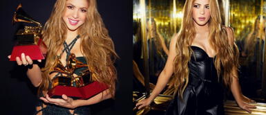 Shakira vestido grammys Shakira rinde homenaje a la Virgen María en los Latin Grammy con icónico vestido en tul de oro