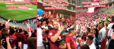El conmovedor momento que UNIÓ a peruanos y venezolanos en el Estadio Nacional El conmovedor momento que UNIÓ a peruanos y venezolanos en el Estadio Nacional: "Somos Peruzuela"
