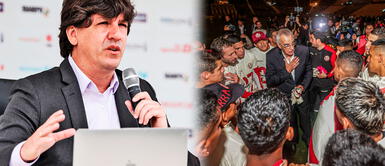 El administrador de Universitario de Deportes, Jean Ferrari, está inconforme con la sanción a Matute Jean Ferrari cuestionó la sanción a Matute: "¿Solo 7 meses de cierre a este estadio?"