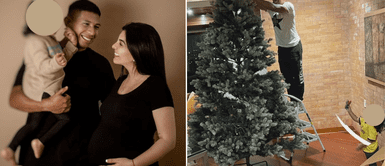 Edison Flores pasa emotivo momento con Ana y su hija. Edison Flores enternece al armar el árbol navideño junto a Ana Siucho y su hija