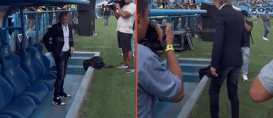 Ricardo Gareca lució emocionado frente a hinchas. El clamor apasionado por Gareca: Así la afición ruega su vuelta al mando del equipo peruano