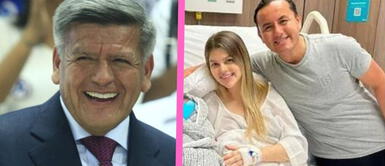 El conmovedor mensaje de César Acuña por la llegada del bebé de Brunella Horna. César Acuña SORPRENDE a todos con un IMPENSADO mensaje por el nacimiento del bebé de Brunella Horna