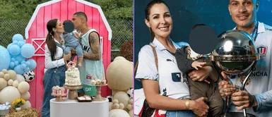 Ana Paula Consorte y Paolo Guerrero celebran fiesta de su hijo. Paolo Guerrero sorprende con ostentosa fiesta de su hijo con Ana Paula Consorte