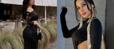 Valery Revello vestido verde Valery Revello impacta con icónico vestido de cuero de paiche tras ver ampay de su ex Sergio Peña