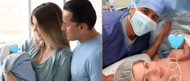 Brunella Horna y Richard Acuña emocionados con su bebé. Brunella Horna y Richard Acuña presumen COSTOSO enterizo de su hijo recién nacido