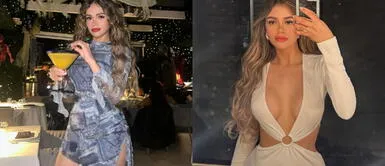 Mayra Goñi vestido a rayas Mayra Goñi hace regreso triunfal a la televisión con un insuperable vestido a rayas