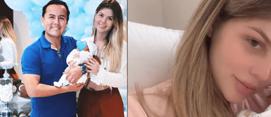 Brunella Horna muestra a su bebé por primera vez Brunella Horna muestra por primera vez el rostro de su primer hijo con Richard Acuña