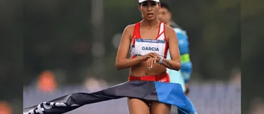 Kimberly García deja una vez más el nombre del Perú en alto. Kimberly García hace historia al coronarse en el Tour Mundial de Marcha 2022 - 2023