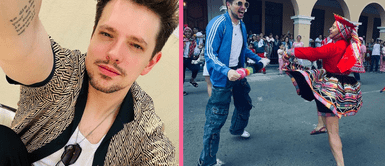 Lasso se luce en calles del Centro de Lima y baila en pasacalle Lasso PASEA en el Centro de Lima y causa euforia al BAILAR en pasacalle