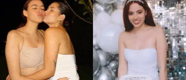 Melissa Lobatón vestido blanco Melissa Lobatón celebra su cumpleaños desde lujoso yate con magnético vestido psicodélico