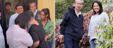 Hijos de Alberto Fujimori no aguantaron las lágrimas. Keiko y Kenji rompen en llanto al recibir a su padre Alberto Fujimori