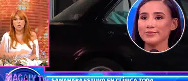 Magaly Medina revela porqué Samahara Lobatón fue internada en clínica Magaly Medina revela porqué Samahara Lobatón fue internada en clínica