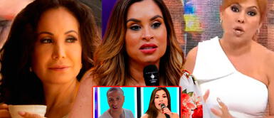 Magaly Medina da con palo a Janet Barboza y Ethel Pozo por tapar a Jonathan Maicelo ante agresión a Samantha Magaly Medina da con palo a Janet Barboza y Ethel Pozo por tapar a Jonathan Maicelo ante agresión a Samantha