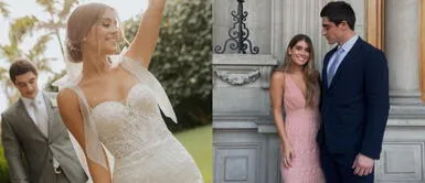Mafer Parodi Mafer, hermana de Patricio Parodi, se casa con majestuoso vestido de novia con escote off shoulders