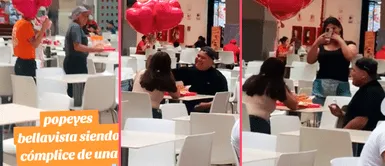 Peruano le pide la mano a su novia en patio de comida de Bellavista y redes lo DESTRUYEN Peruano arma tierna pedida de mano en patio de comidas de Bellavista; pero redes lo DESTRUYEN: "¿Ese lugar?"