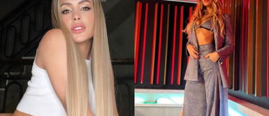 Milett Figueroa con vestido negro Milett Figueroa paraliza las calles argentinas con osado enterizo de transparencias