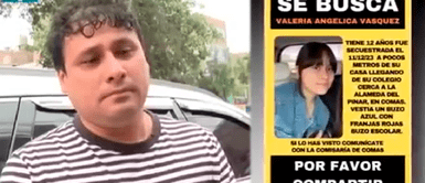 Padre de niña secuestrada en Comas se quiebra: “Mi hija está sufriendo un montón y no tengo 3 millones” Padre de niña secuestrada en Comas se quiebra: “Mi hija está sufriendo un montón y no tengo 3 millones”