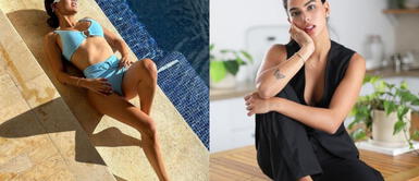 Ivana Yturbe arrasa en las playas de Tulum con ingobernable trikini denim con apliques de rosas Ivana Yturbe arrasa en las playas de Tulum con ingobernable trikini con apliques de rosas en 3D