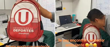 Peruano compra mochila de la 'U' a un ambulante y descubre un particular detalle: "El vendedor es de Alianza Lima" Peruano compra mochila de la 'U' a un ambulante y descubre un particular detalle: "El vendedor es de Alianza Lima"