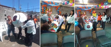 Padres fanáticos de Dragon Ball recrean épica entrada en el cumpleaños de su hijo: "Es Gohan" Padres fanáticos de Dragon Ball recrean épica entrada en el cumpleaños de su hijo: "Es Gohan"