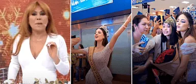 Magaly Medina reacciona ante la llegada de Luciana Fuster. Magaly Medina ningunea llegada de Luciana Fuster a Perú: "Ni que le fueran a robar la corona"