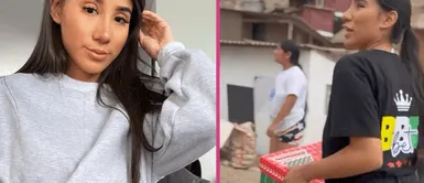 Samahara Lobatón lleva canastas navideñas a los más necesitados Samahara Lobatón reparte CANASTAS NAVIDEÑAS a los más necesitados: "Dando mi granito de arena"