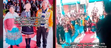 Humillan a adolescente por vestimenta andina de sus padres en su graduación y ella les da tremenda lección Humillan a adolescente por vestimenta andina de sus padres en su graduación y ella les da tremenda lección