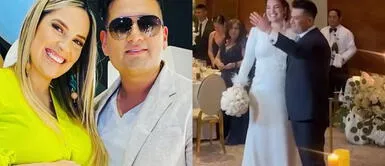 Cassandra Sánchez brilla como una sirena en su boda Cassandra Sánchez brilla como una SIRENA en su BODA con sofisticado vestido con encaje y plumas