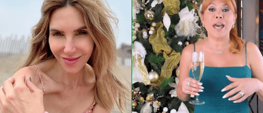 Magaly Medina recibe duras críticas de Juliana. Juliana Oxenford se ríe de Magaly Medina: "Que recibas en Navidad menos carteras y más amor"