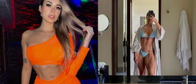 Jossmery Toledo bikini Jossmery Toledo IMPRESIONA en sagaz BIKINI de leopardo desde paradisiaca isla colombiana