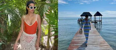 ivana yturbe vestido Ivana Yturbe causa sensación con 3 ceñidos y magnéticos vestidos para brillar en verano