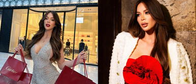 Sheyla Rojas con look Sheyla Rojas presume su lujoso auto con sofisticado look fucsia para recibir el Año Nuevo