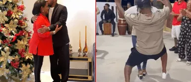 Jefferson Farfán se luce en fiesta de su madre Charo. Jefferson Farfán se luce con 'pasos prohibidos' en el cumpleaños de su mamá 'Charo'