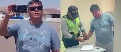 Hijo de exalcalde discrmina a ciudadanos que fueron a playa de Tacna: "Ustedes invaden los cerros" Hijo de exalcalde discrmina a ciudadanos que fueron a playa de Tacna: "Ustedes invaden los cerros"