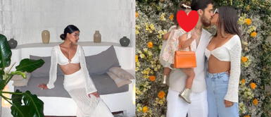 Ivana Yturbe look blanco Ivana Yturbe protagoniza escena de cuento de hadas junto a su hija con romántico look de broderie