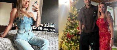 Claudia Diaz vestido plateado Claudia Díaz se luce junto a Pedro Gallese tras rumores de infidelidad con vestido shimmer