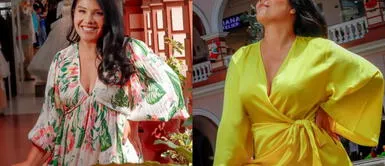 Tula Rodríguez con vestido de animal print Tula Rodríguez reafirma su presencia en la televisión enfundada en elegante vestido de animal print