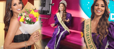 Luciana Fuster se luce en Telemundo Luciana Fuster brilla en su primera aparición en TV estadounidense como Miss Grand Internacional