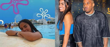 Maialén Farfán se apodera de mágica playa de Cañete con vibrante traje de baño tie dye Maialén Farfán se apodera de la MÁGICA PLAYA de Cañete con vibrante TRAJE DE BAÑO decorado con encaje