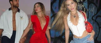 Flavia Laos look black and white Flavia Laos luce baby bump al estilo Rihanna y usuarios le piden que vuelva con Austin Palao